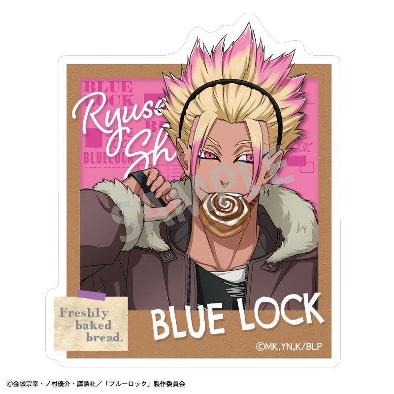 ブルーロック アクリルクリップ 士道龍聖 焼きたてパンとテイクアウトドリンク ("Blue Lock" Acrylic Clip Shidou Ryusei Freshly Baked Bread & Takeout Drinks)