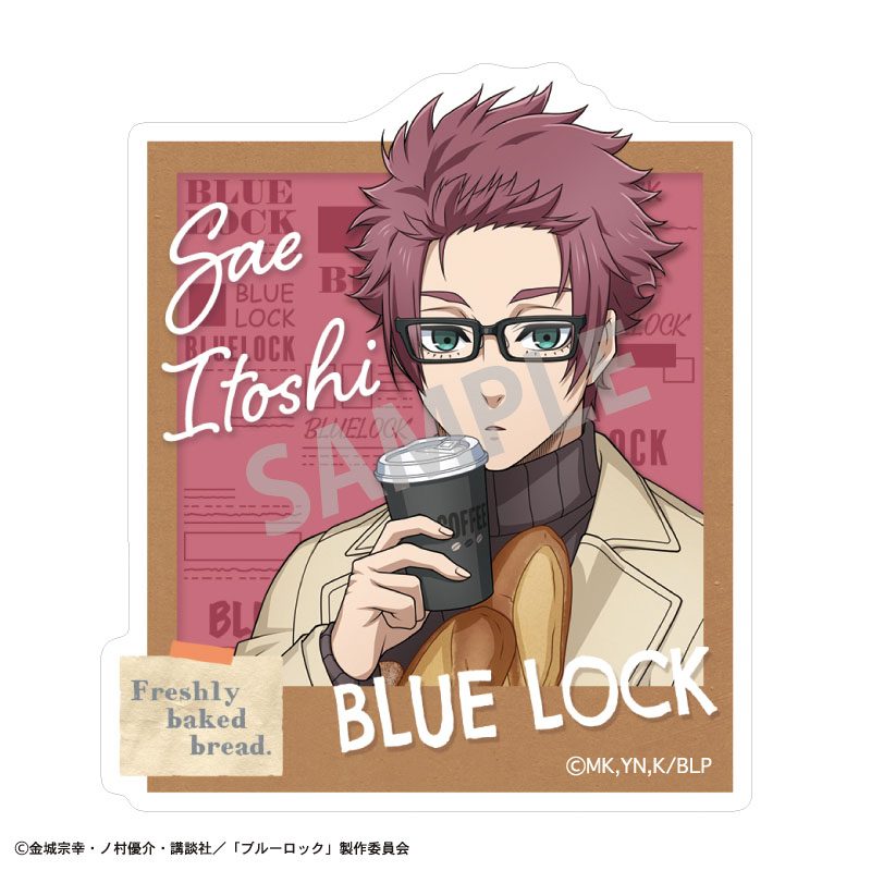 ブルーロック アクリルクリップ 糸師冴 焼きたてパンとテイクアウトドリンク ("Blue Lock" Acrylic Clip Itoshi Sae Freshly Baked Bread & Takeout Drinks)