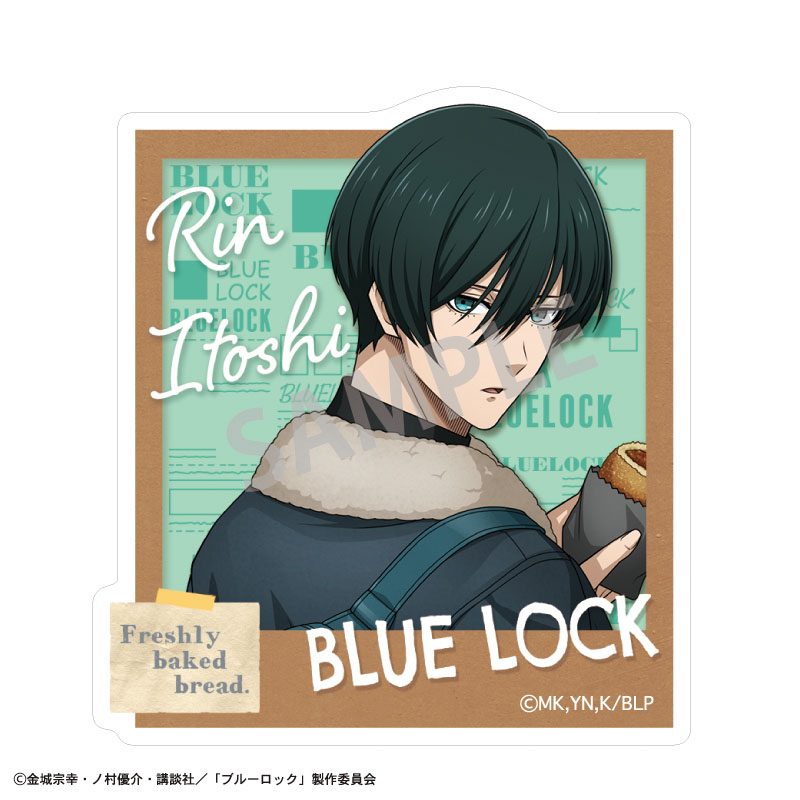 ブルーロック アクリルクリップ 糸師凛 焼きたてパンとテイクアウトドリンク ("Blue Lock" Acrylic Clip Itoshi Rin Freshly Baked Bread & Takeout Drinks)