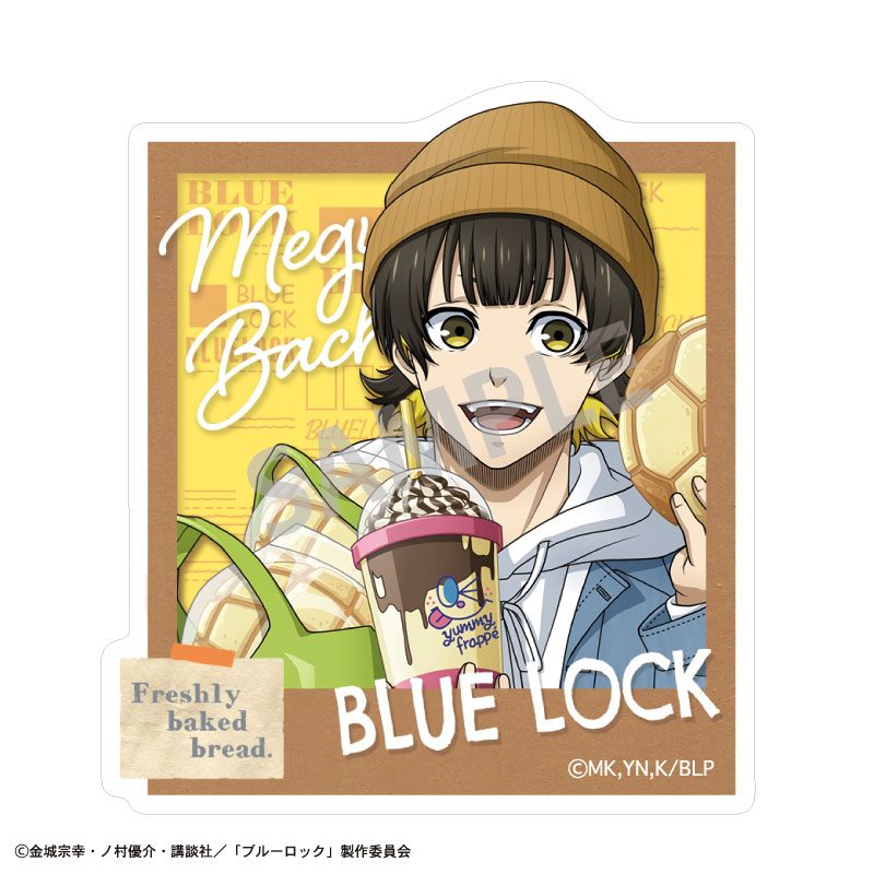 ブルーロック アクリルクリップ 蜂楽廻 焼きたてパンとテイクアウトドリンク ("Blue Lock" Acrylic Clip Bachira Meguru Freshly Baked Bread & Takeout Drinks)