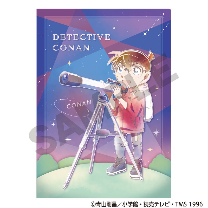 名探偵コナン シングルクリアファイル 江戸川コナン 天体観測 クラパレット ("Detective Conan" Single Clear File Edogawa Conan Astronomical Observation Cru-palette)