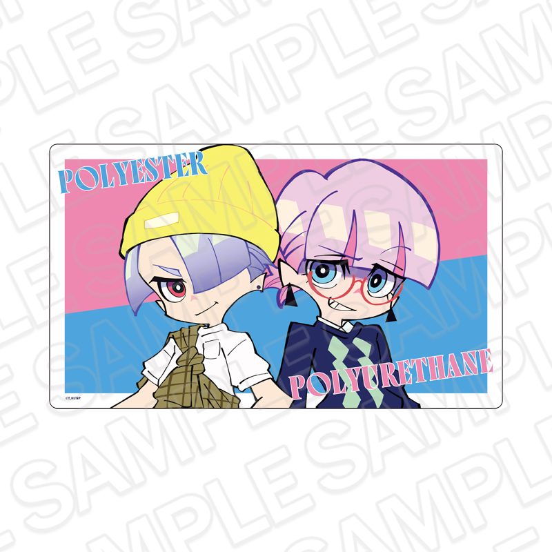 New PANTY & STOCKING with GARTERBELT ラバーデスクマット ポリエステル&ポリウレタン お出かけVer. ("New Panty & Stocking with Garterbelt" Rubber Desk Mat Polyester & Polyurethane Outing Ver)