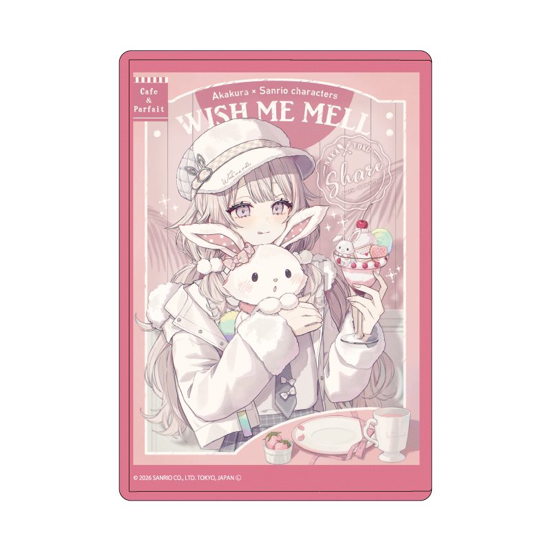 キャラクリアケース 赤倉×サンリオキャラクターズ 37 ウィッシュミーメル(コラボイラスト) (Chara Clear Case Akakura x Sanrio Characters 37 Wish me mell (Collaboration Illustration))