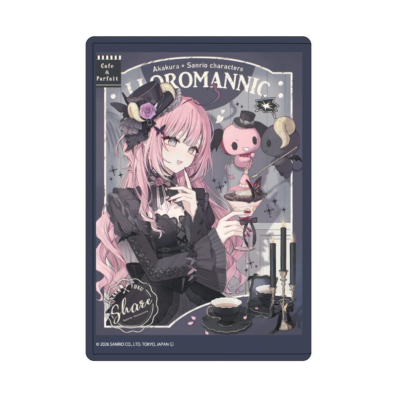キャラクリアケース 赤倉×サンリオキャラクターズ 38 ルロロマニック(コラボイラスト) (Chara Clear Case Akakura x Sanrio Characters 38 Lloromannic (Collaboration Illustration))