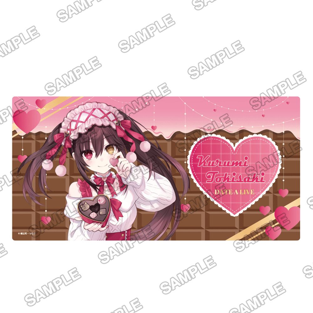 デート・ア・ライブ 狂三バレンタイン2026 描き下ろしデスクマット ("Date A Live" Kurumi Valentine 2026 Original Illustration Desk Mat)