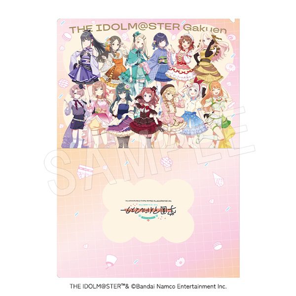 学園アイドルマスター A4クリアファイル スイーツVer. ("Gakuen Idolmaster" A4 Clear File Sweets Ver.)