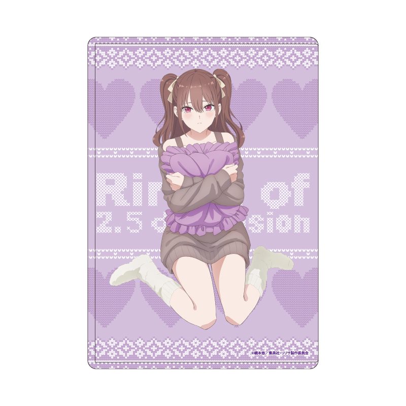 キャラクリアケース 2.5次元の誘惑 18 橘美花莉 お部屋ニットVer.(描き下ろしイラスト) (Chara Clear Case "2.5 Dimensional Seduction" 18 Tachibana Mikari Room Knit Ver. (Original Illustration))
