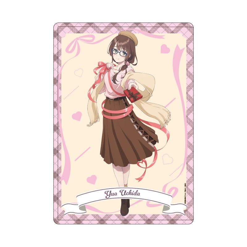 キャラクリアケース 千歳くんはラムネ瓶のなか 04 内田優空 バレンタインVer.(描き下ろしイラスト) (Chara Clear Case "Chitose Is in the Ramune Bottle" 04 Uchida Yua Valentine Ver. (Original Illustration))