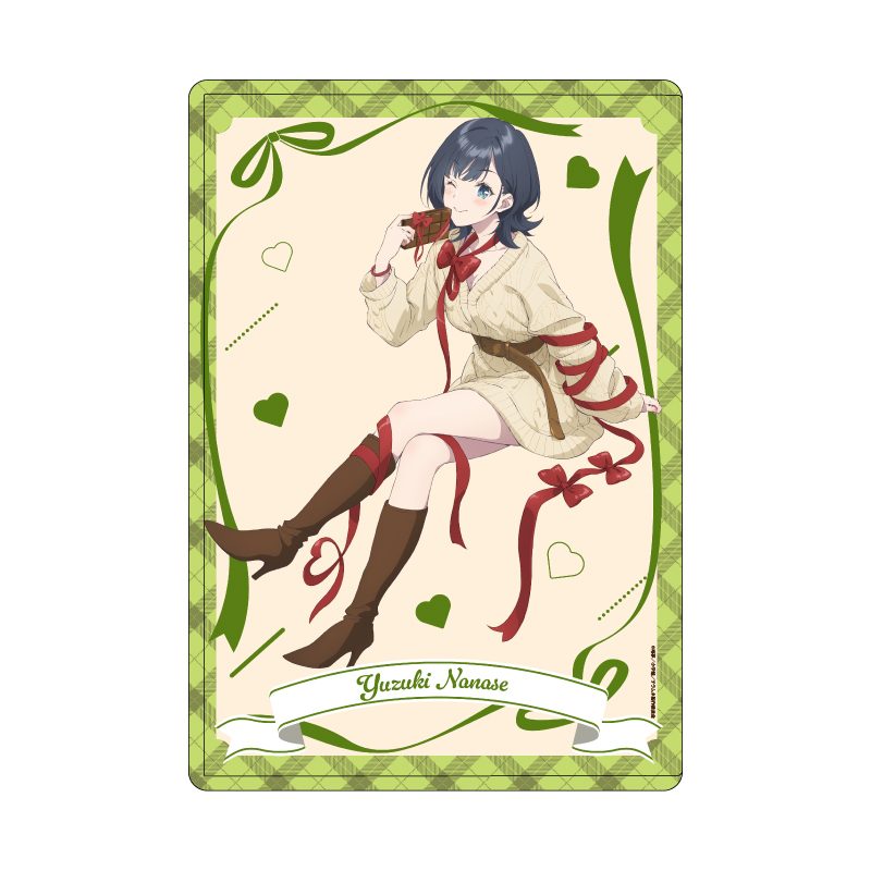 キャラクリアケース 千歳くんはラムネ瓶のなか 05 七瀬悠月 バレンタインVer.(描き下ろしイラスト) (Chara Clear Case "Chitose Is in the Ramune Bottle" 05 Nanase Yuzuki Valentine Ver. (Original Illustration))