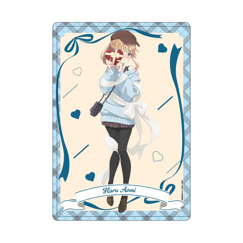 キャラクリアケース 千歳くんはラムネ瓶のなか 06 青海陽 バレンタインVer.(描き下ろしイラスト) (Chara Clear Case "Chitose Is in the Ramune Bottle" 06 Aomi Haru Valentine Ver. (Original Illustration))