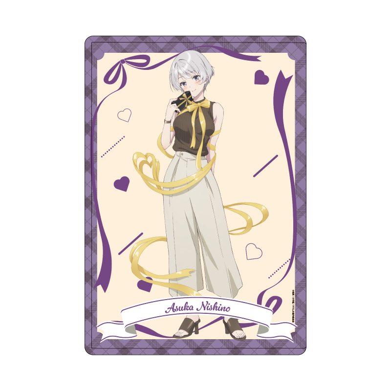 キャラクリアケース 千歳くんはラムネ瓶のなか 07 西野明日風 バレンタインVer.(描き下ろしイラスト) (Chara Clear Case "Chitose Is in the Ramune Bottle" 07 Nishino Asuka Valentine Ver. (Original Illustration))