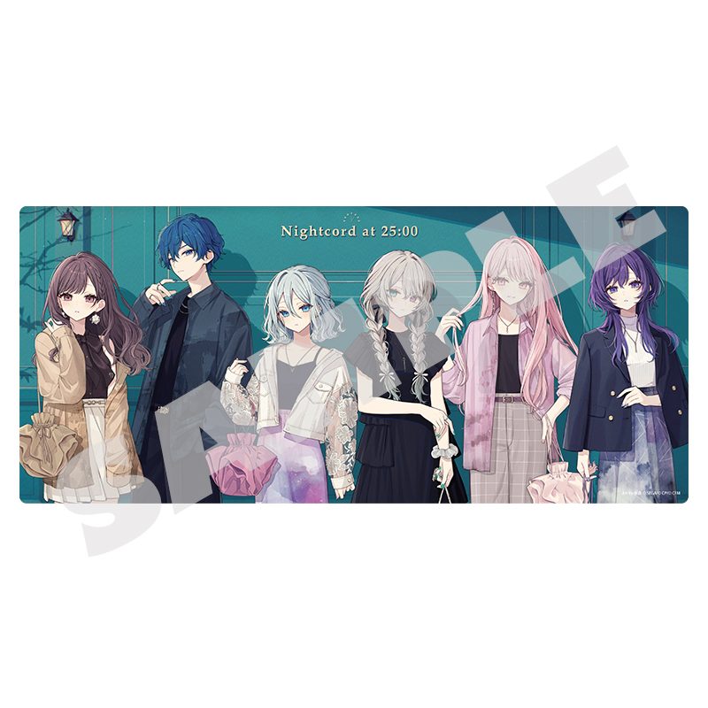 プロジェクトセカイ カラフルステージ! feat. 初音ミク イラストレーターコラボ デスクマット 25時、ナイトコードで。 ("Project SEKAI Colorful Stage! feat. Hatsune Miku" Illustrator Collaboration Desk Mat 25-ji, Night Code de.)