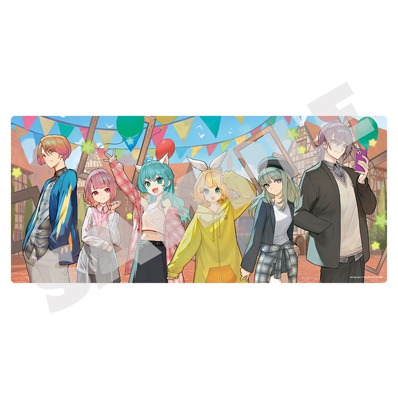 プロジェクトセカイ カラフルステージ! feat. 初音ミク イラストレーターコラボ デスクマット ワンダーランズ×ショウタイム ("Project SEKAI Colorful Stage! feat. Hatsune Miku" Illustrator Collaboration Desk Mat Wonderlands x Showtime)