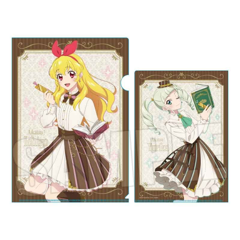 クリアファイル アイカツ! 10th STORY -未来へのSTARWAY- 星宮いちご&藤堂ユリカ アンティークVer. (Clear File "Aikatsu! 10th Story -Starway to the Future-" Hoshimiya Ichigo & Todo Yurika Antique Ver.)