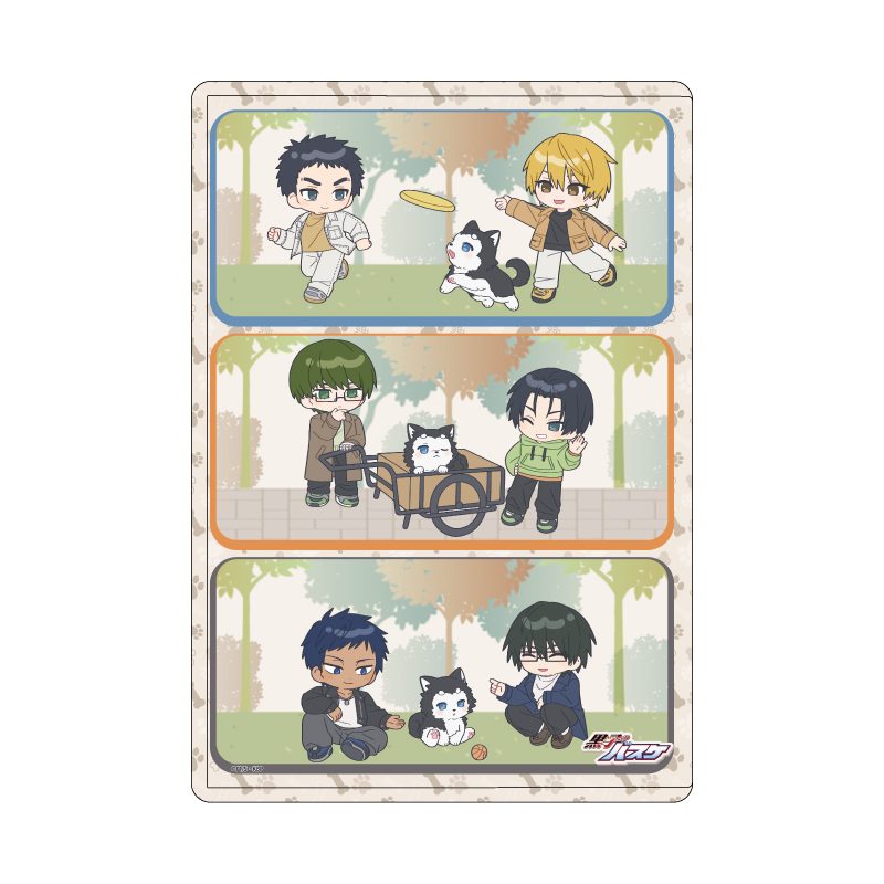 キャラクリアケース 黒子のバスケ 46 テツヤ2号といっしょVer. B(ミニキャライラスト) (Chara Clear Case "Kuroko's Basketball" 46 With Tetsuya 2go Ver. B (Mini Character Illustration))