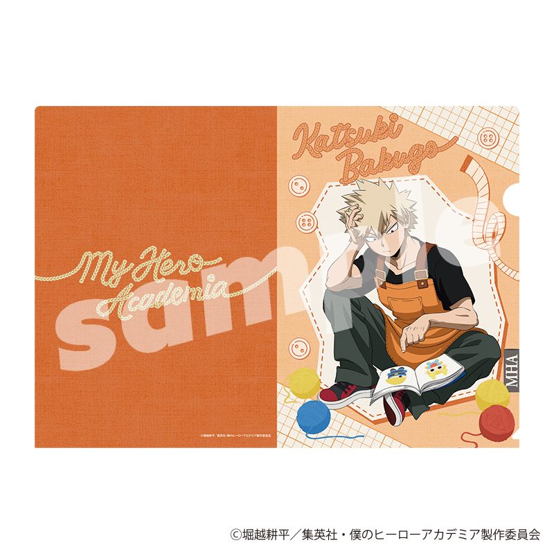 僕のヒーローアカデミア クリアファイル 編め!あみぐるみ 爆豪勝己 ("My Hero Academia" Clear File Knit! Knitted Plush Bakugo Katsuki)