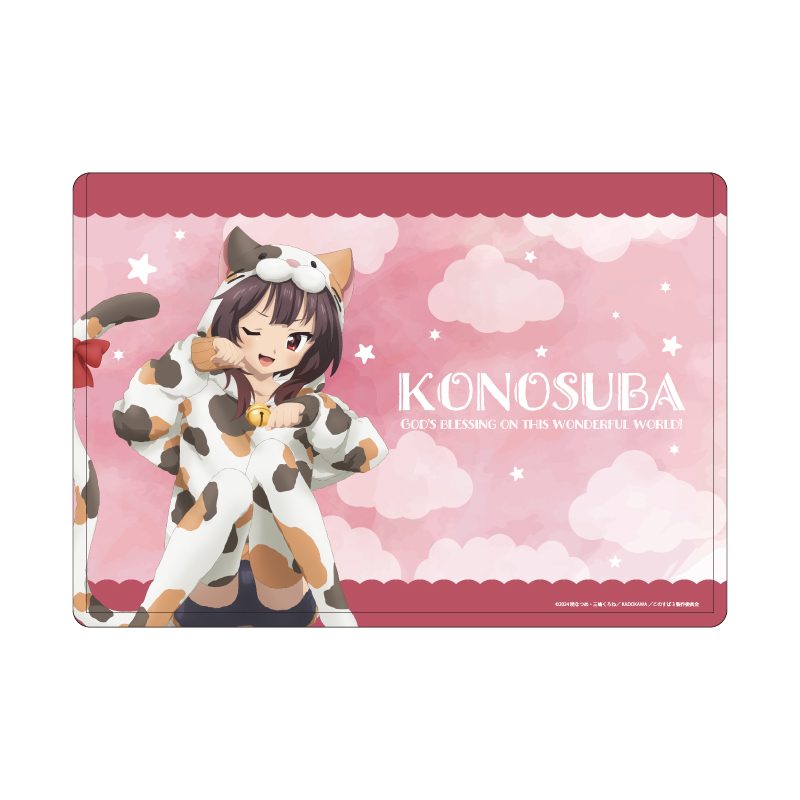 キャラクリアケース この素晴らしい世界に祝福を!3 03 めぐみん アニマルパジャマVer.(描き下ろしイラスト) (Chara Clear Case "Kono Subarashii Sekai ni Shukufuku wo! 3" 03 Megumin Animal Pajamas Ver. (Original Illustration))