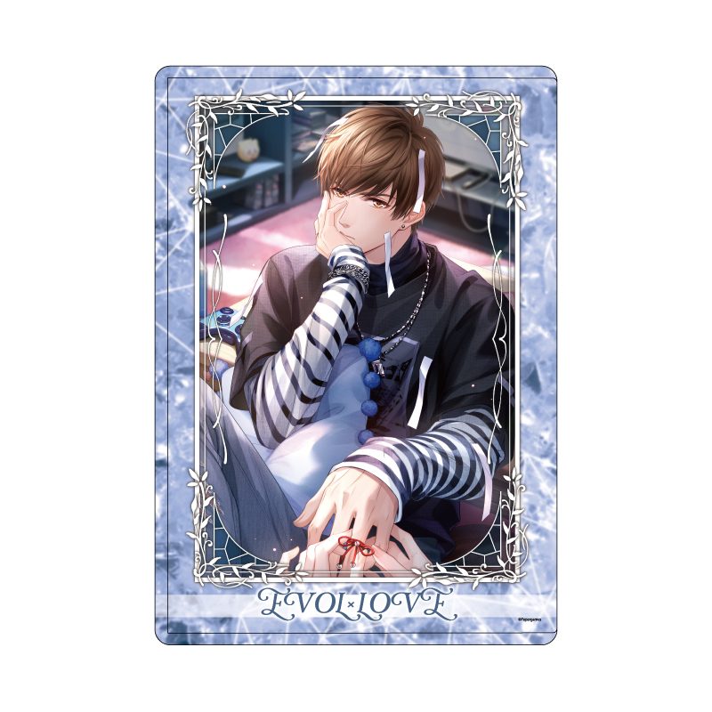 キャラクリアケース 恋とプロデューサー -EVOL×LOVE- 17 ハク・青春の時間(公式イラスト) (Chara Clear Case "Mr Love: Queen's Choice" 17 Gavin (Haku), Time Of Youth (Official Illustration))