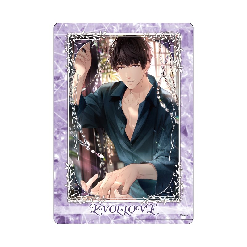 キャラクリアケース 恋とプロデューサー -EVOL×LOVE- 18 シモン・二人の盛時(公式イラスト) (Chara Clear Case "Mr Love: Queen's Choice" 18 Lucien (Simon), The Two Of Them In Their Prime (Official Illustration))
