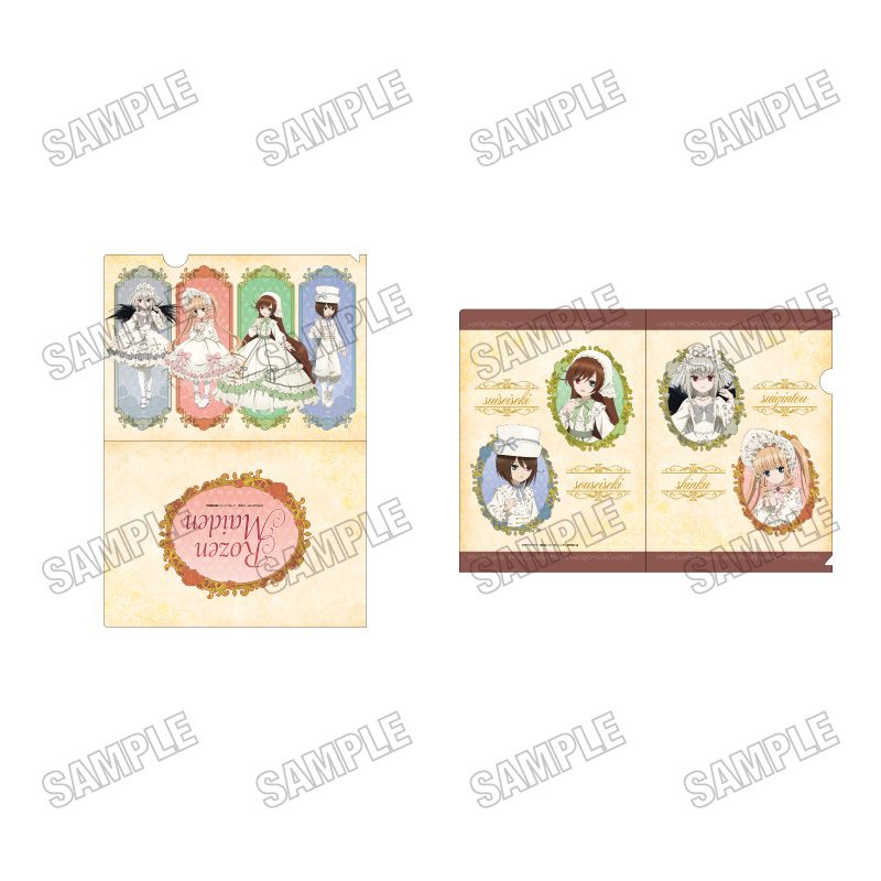 ローゼンメイデン 描き下ろしクリアファイルセット ("Rozen Maiden" Original Illustration Clear File Set)