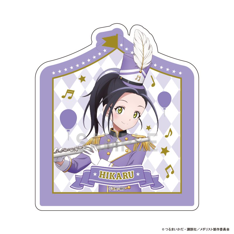 メダリスト アクリルメモクリップ 狼嵜光 マーチングバンドVer. ("Medalist" Acrylic Memo Clip Kamisaki Hikaru Marching Band Ver.)