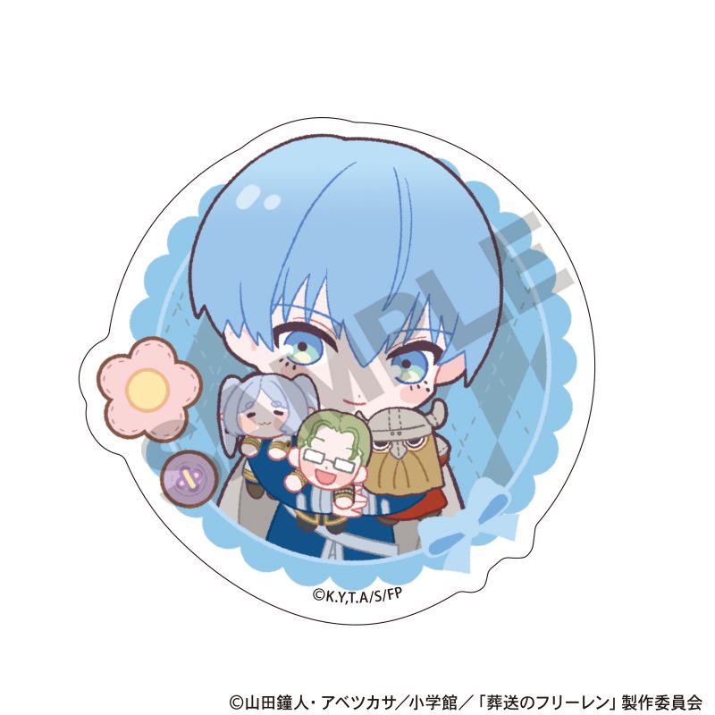 葬送のフリーレン アクリルクリップ ヒンメル 勇者パーティー ぬいぐるみ抱っこ ("Frieren: Beyond Journey's End" Acrylic Clip Himmel Hero's Party Plush Hugging)