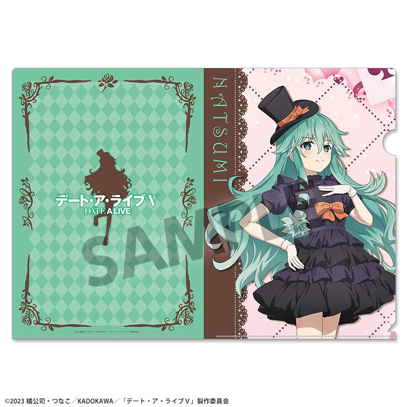 デート・ア・ライブV 描き下ろしクリアファイル 七罪 不思議の国のアリスVer. ("Date A Live V" Original Illustration Clear File Natsumi Alice in Wonderland Ver.)