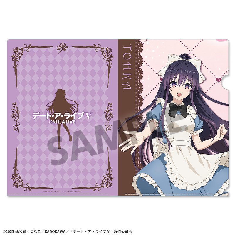 デート・ア・ライブV 描き下ろしクリアファイル 夜刀神十香 不思議の国のアリスVer. ("Date A Live V" Original Illustration Clear File Yatogami Tohka Alice in Wonderland Ver.)