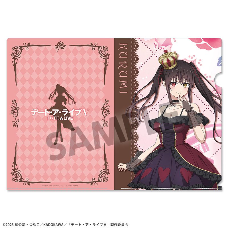 デート・ア・ライブV 描き下ろしクリアファイル 時崎狂三 不思議の国のアリスVer. ("Date A Live V" Original Illustration Clear File Tokisaki Kurumi Alice in Wonderland Ver.)
