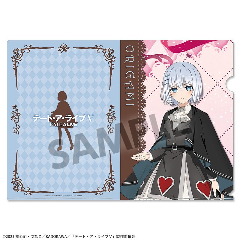デート・ア・ライブV 描き下ろしクリアファイル 鳶一折紙 不思議の国のアリスVer. ("Date A Live V" Original Illustration Clear File Tobiichi Origami Alice in Wonderland Ver.)