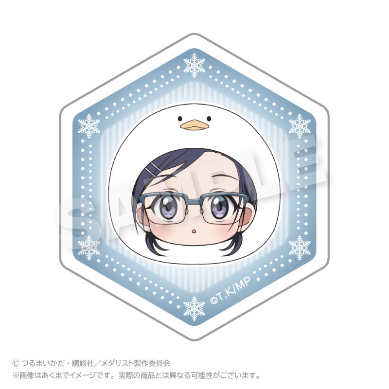 メダリスト まるめいつアクリルクリップ 亜昼美玖 ("Medalist" Marumates Acrylic Clip Ahiru Miku)