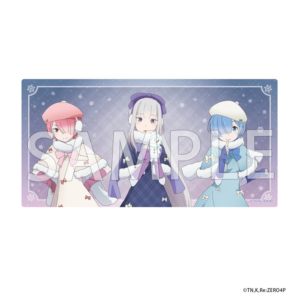 Re:ゼロから始める異世界生活 デスクマット Winter Snow Ver. ("Re:Zero kara Hajimeru Isekai Seikatsu" Desk Mat Winter Snow Ver.)