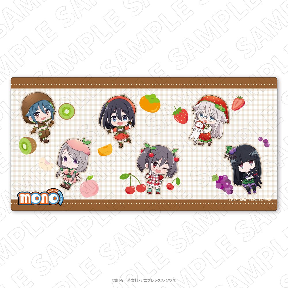 mono フルーツ衣装 デスクマット ("mono" Fruits Outfit Desk Mat)