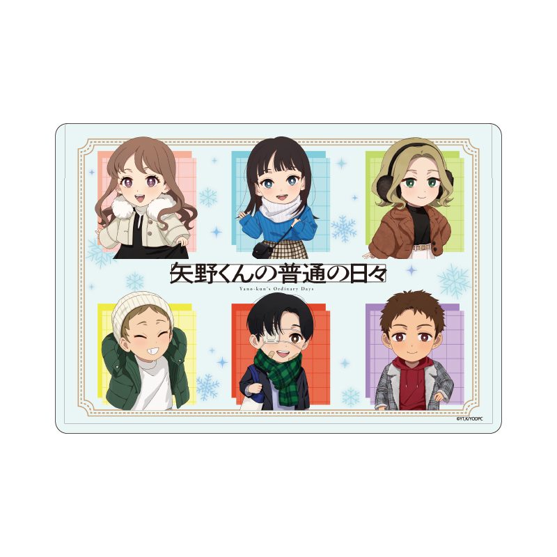 キャラクリアケース 矢野くんの普通の日々 01 コマ割りデザイン(ミニキャライラスト) (Chara Clear Case "Mr. Yano's Ordinary Days" 01 Panel Layout Design (Mini Character Illustration))