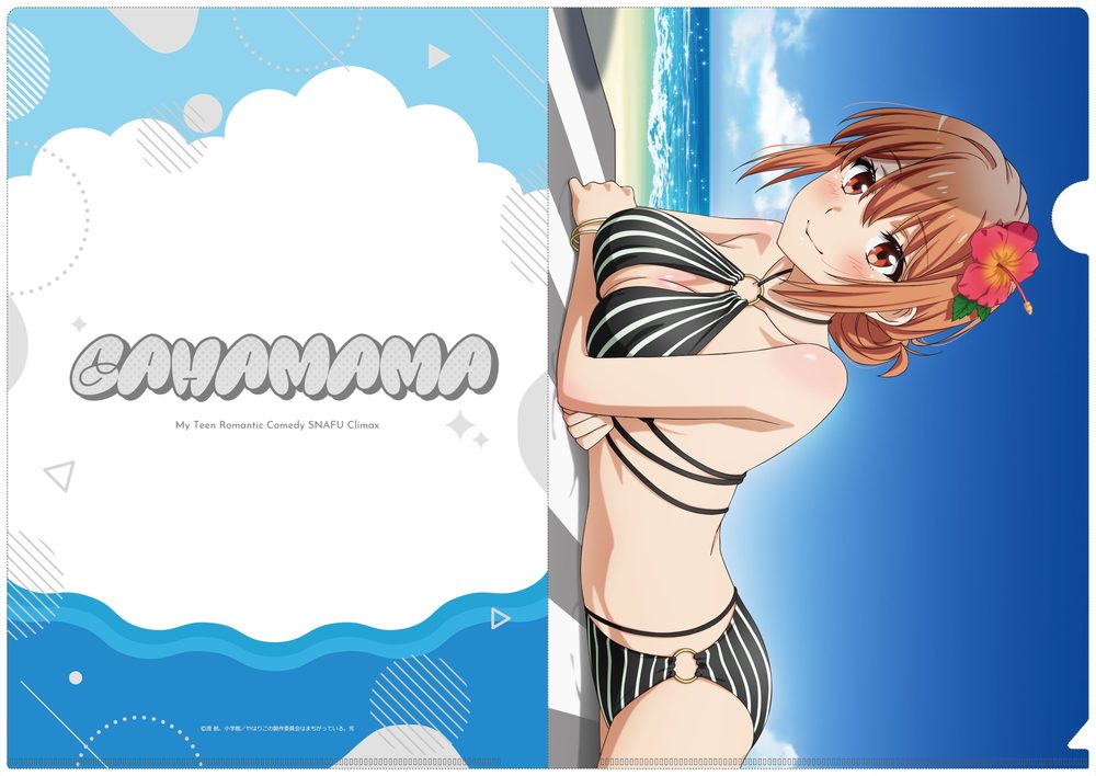 やはり俺の青春ラブコメはまちがっている。完 描き下ろし クリアファイル 由比ヶ浜母(水着) ("Yahari Ore no Seishun Love-come wa Machigatteiru. Kan" Original Illustration Clear File Yuigahama Mother (Swimwear))