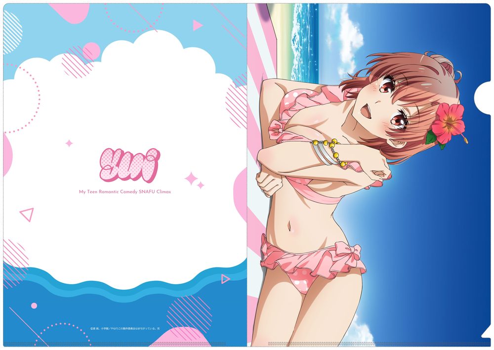 やはり俺の青春ラブコメはまちがっている。完 描き下ろし クリアファイル 由比ヶ浜結衣(水着) ("Yahari Ore no Seishun Love-come wa Machigatteiru. Kan" Original Illustration Clear File Yuigahama Yui (Swimwear))
