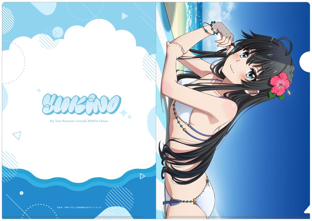 やはり俺の青春ラブコメはまちがっている。完 描き下ろし クリアファイル 雪ノ下雪乃(水着) ("Yahari Ore no Seishun Love-come wa Machigatteiru. Kan" Original Illustration Clear File Yukinoshita Yukino (Swimwear))