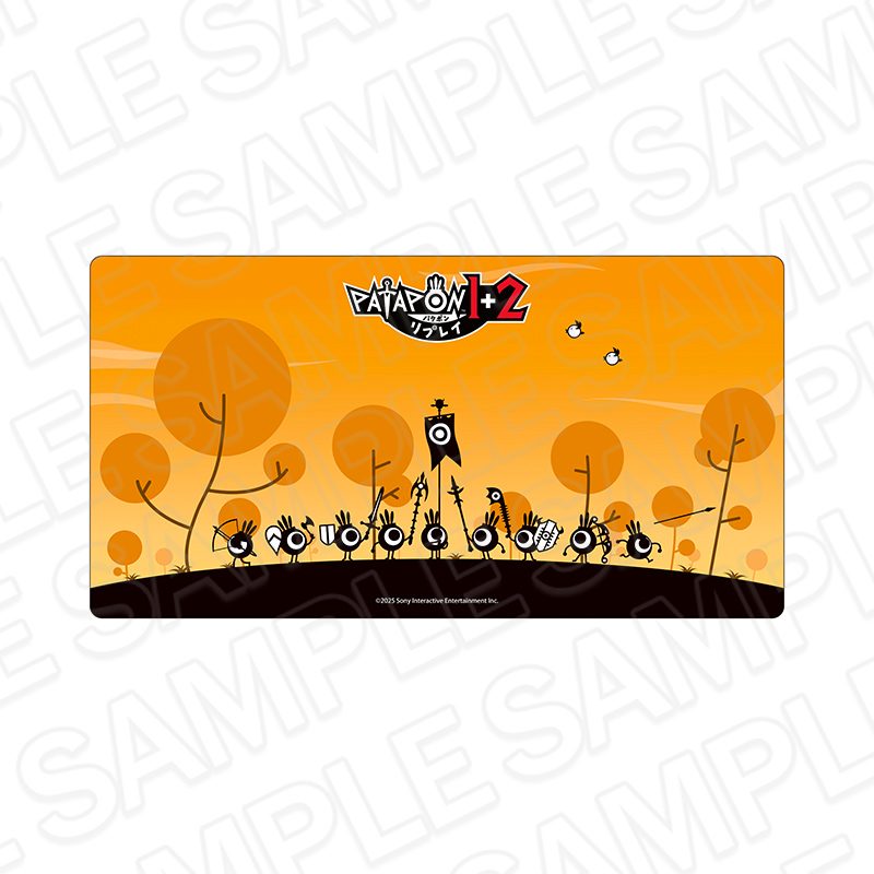 パタポン1+2 リプレイ ラバーデスクマット ("Patapon 1 + 2 Replay" Rubber Desk Mat)
