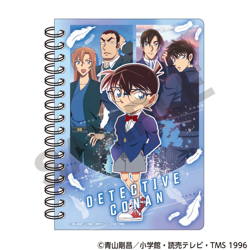 名探偵コナン A6リングノート 羽 ("Detective Conan" A6 Ring Notebook Feather)