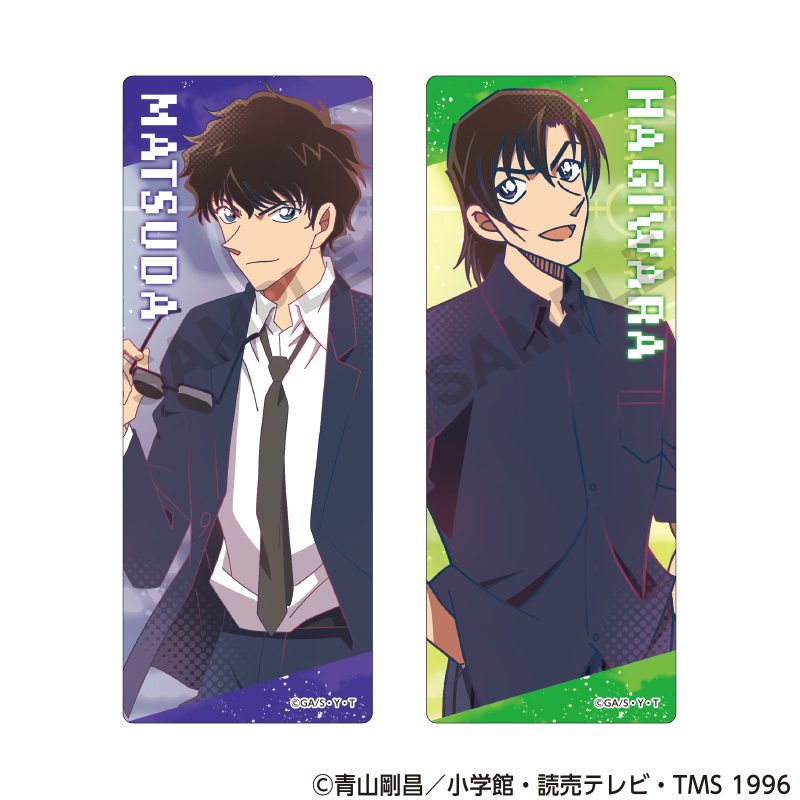 名探偵コナン クリアしおりセット 萩原研二 松田陣平 ("Detective Conan" Clear Bookmark Set Hagiwara Kenji & Matsuda Jinpei)