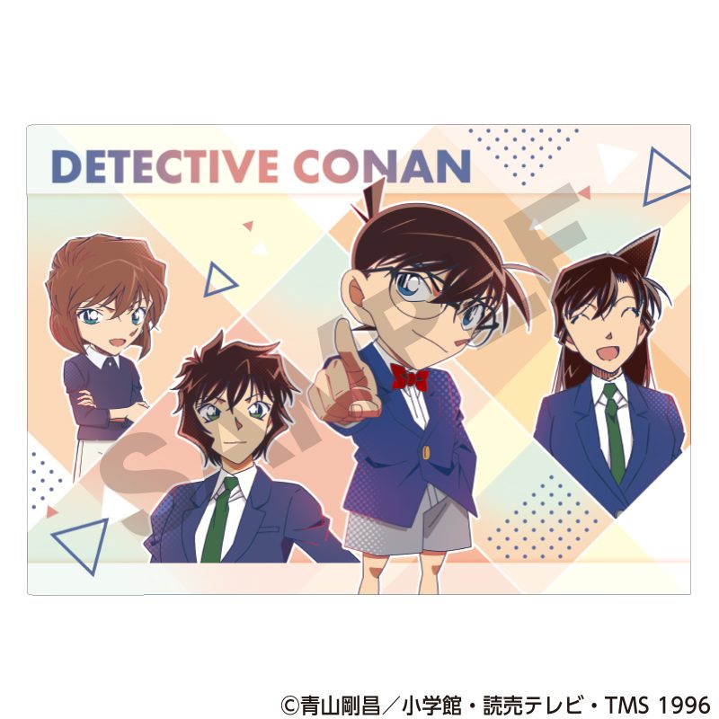 名探偵コナン メタリック&ホログラムクリアファイル ペールオレンジ ("Detective Conan" Metallic & Hologram Clear File Pale Orange)