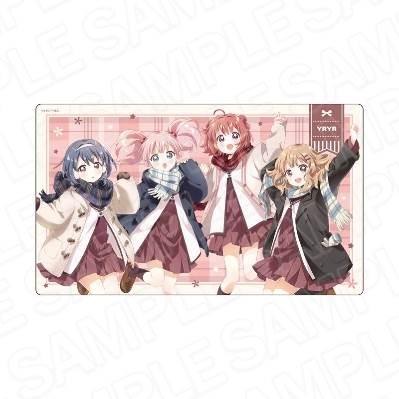 ゆるゆり ラバーデスクマット あかり&ちなつ&櫻子&向日葵 マフラーVer. ("YuruYuri" Rubber Desk Mat Akari & Chinatsu & Sakurako & Himawari Muffler Ver.)