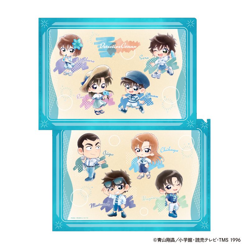 名探偵コナン クリアファイル Seasideデフォルメ ("Detective Conan" Clear File Seaside Deformed)