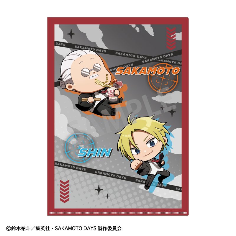 SAKAMOTO DAYS A4シングルクリアファイル A おっこち ("Sakamoto Days" A4 Single Clear File A Okkochi)