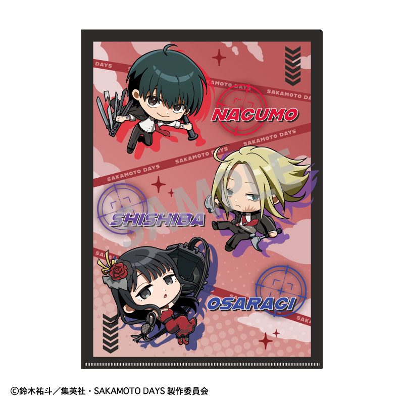 SAKAMOTO DAYS A4シングルクリアファイル B おっこち ("Sakamoto Days" A4 Single Clear File B Okkochi)