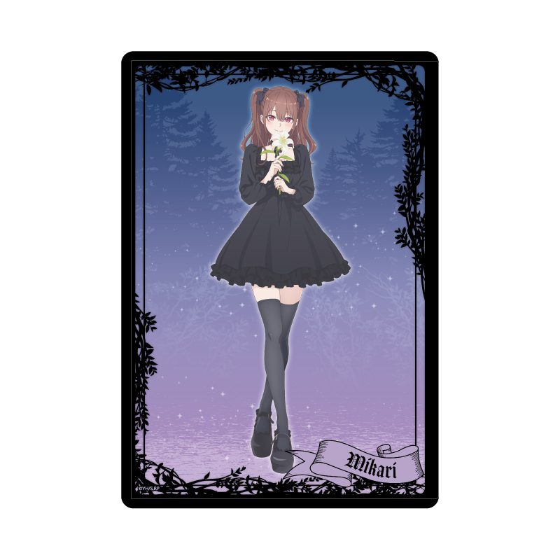 キャラクリアケース 2.5次元の誘惑 14 橘美花莉 ゴシックVer.(描き下ろしイラスト) (Chara Clear Case "2.5 Dimensional Seduction" 14 Tachibana Mikari Gothic Ver. (Original Illustration))