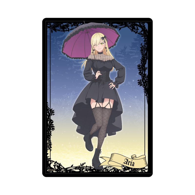 キャラクリアケース 2.5次元の誘惑 16 喜咲アリア ゴシックVer.(描き下ろしイラスト) (Chara Clear Case "2.5 Dimensional Seduction" 16 Kisaki Aria Gothic Ver. (Original Illustration))