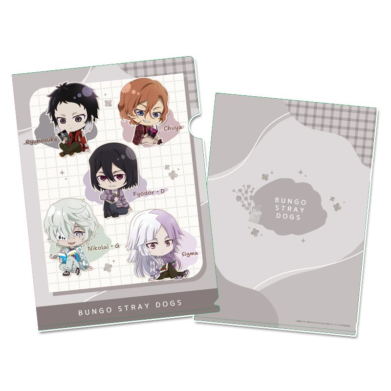 文豪ストレイドッグス ぷちちょこクリアファイル B 読書Ver. ("Bungo Stray Dogs" Puchichoko Clear File B Reading Ver.)