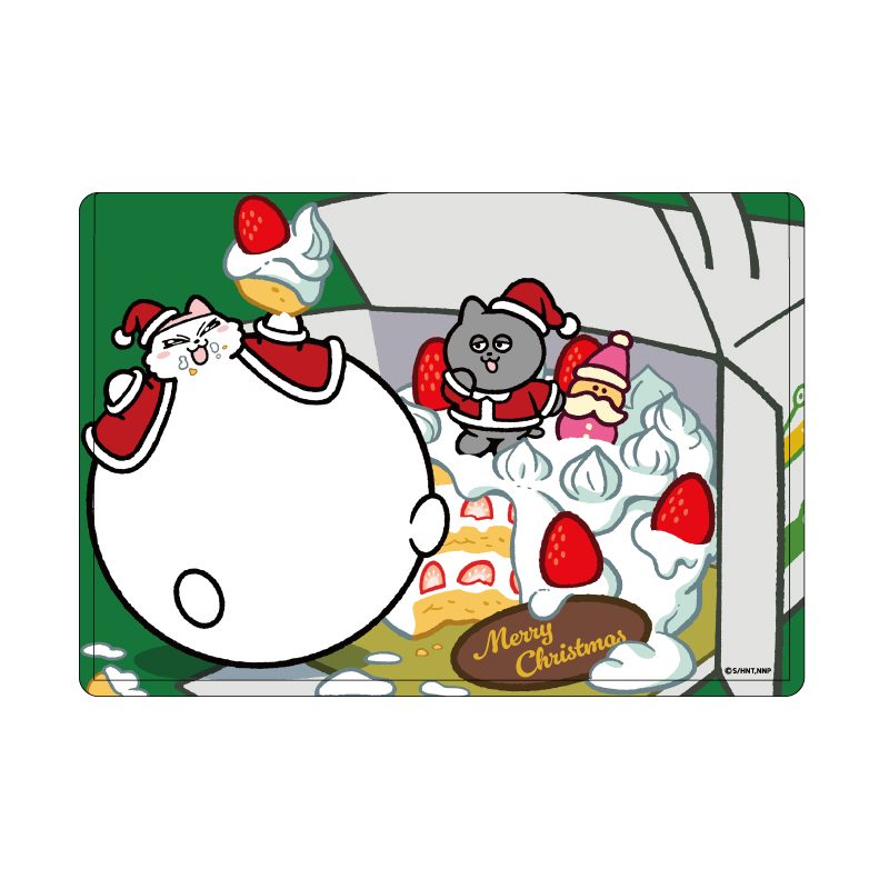 キャラクリアケース ンめねこ 02 ケーキVer.(描き下ろしイラスト) (Chara Clear Case "Nmeneko" 02 Cake Ver. (Original Illustration))