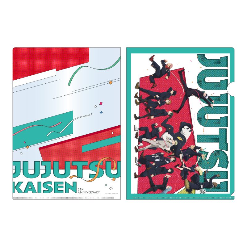 呪術廻戦 5周年 ビジュアル第1弾 クリアファイル ("Jujutsu Kaisen" 5th Anniversary Visual Vol. 1 Clear File)